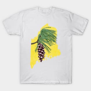 Maine White Pine Cone T-Shirt